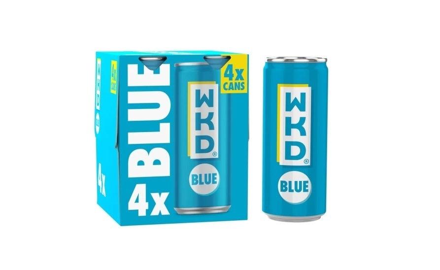 WKD BLUE 250ml CAN 4PK x 6
