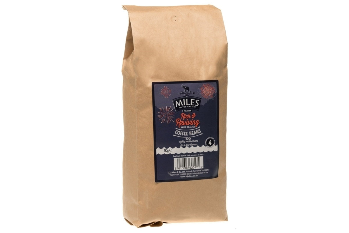 MILES RICH & REVIVING COFFEE BEANS X 1KG