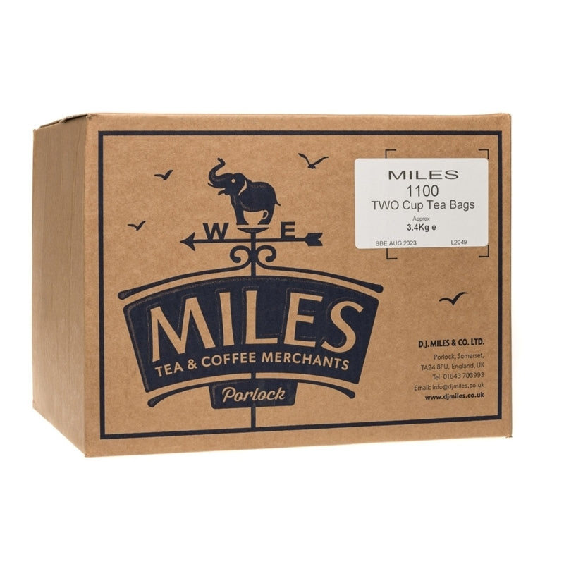 MILES ORIGINAL TEABAGS *TWO CUP* 1100'S X 1