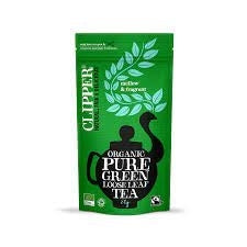 CLIPPER PURE GREEN LOOSE LEAF  TEA 80g x 6