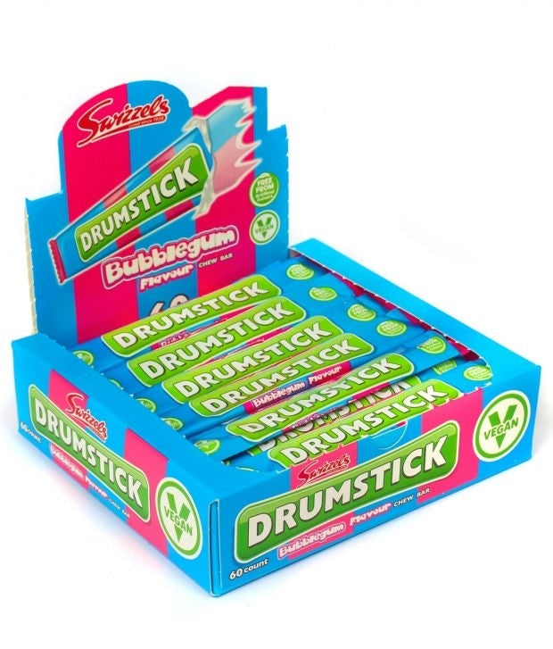 SWIZZELS DRUMSTICK *CHEW BAR* BUBBLEGUM X 60