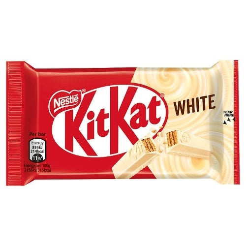 KIT KAT WHITE 4 FINGER X 24