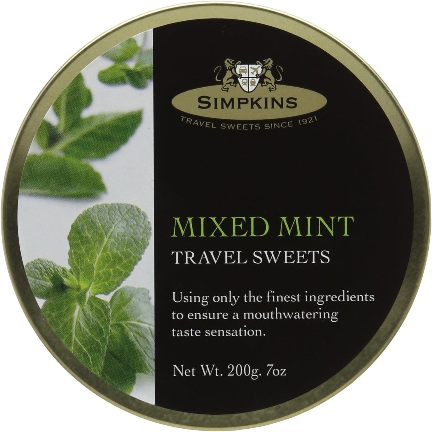 SIMPKINS MIXED MINT DROPS TIN 200G X 6