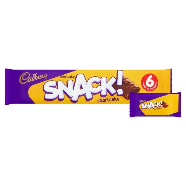 CADBURY SHORTCAKE SNACK 6PK x 24