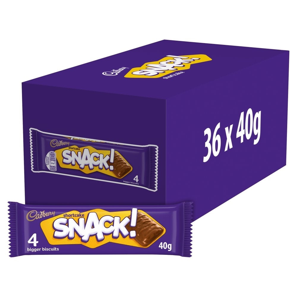 CADBURYS SHORTCAKE SNACKS X 36