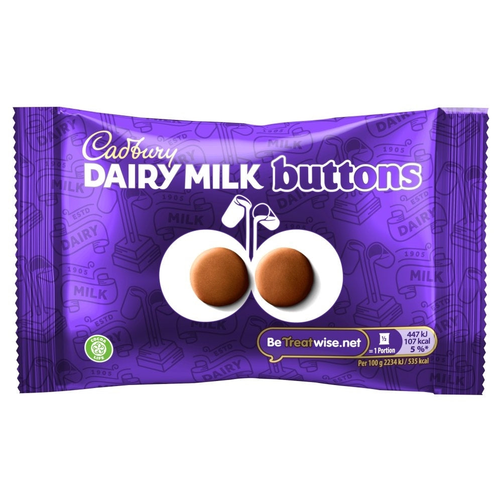 CADBURY GIANT BUTTONS 40G X 36