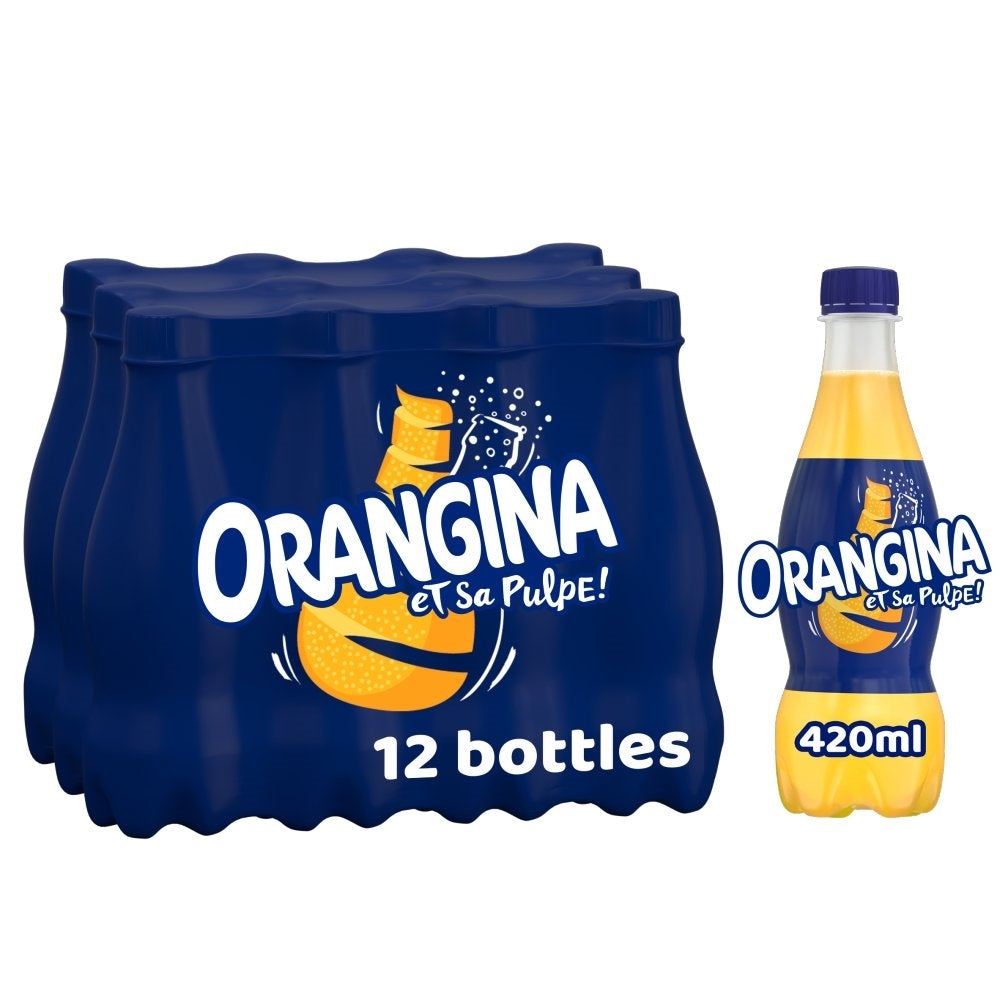 ORANGINA 420ML BOTTLES X 12