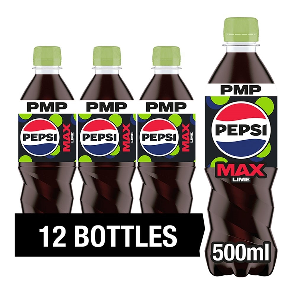 PEPSI MAX LIME 500ML X 12