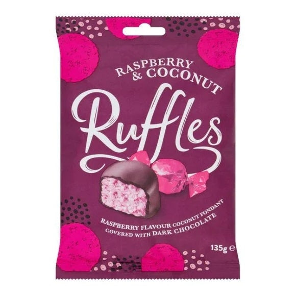 JAMESONS RASPBERRY RUFFLE BAG 135G x 12