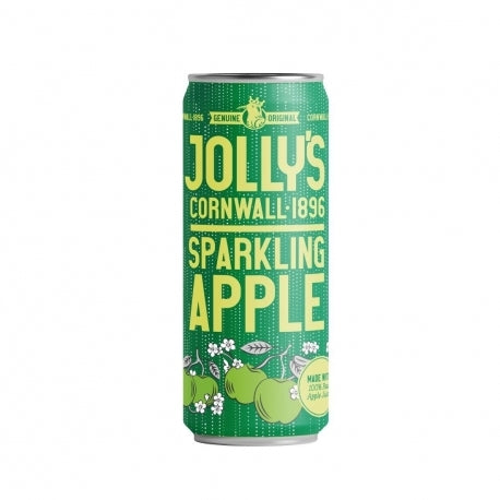 JOLLYS CORNISH APPLE JUICE SPARK CAN 250ML X 24