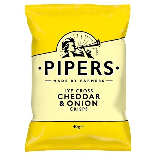 PIPERS LYE CROSS CHEDDAR CHEESE 40G X 24