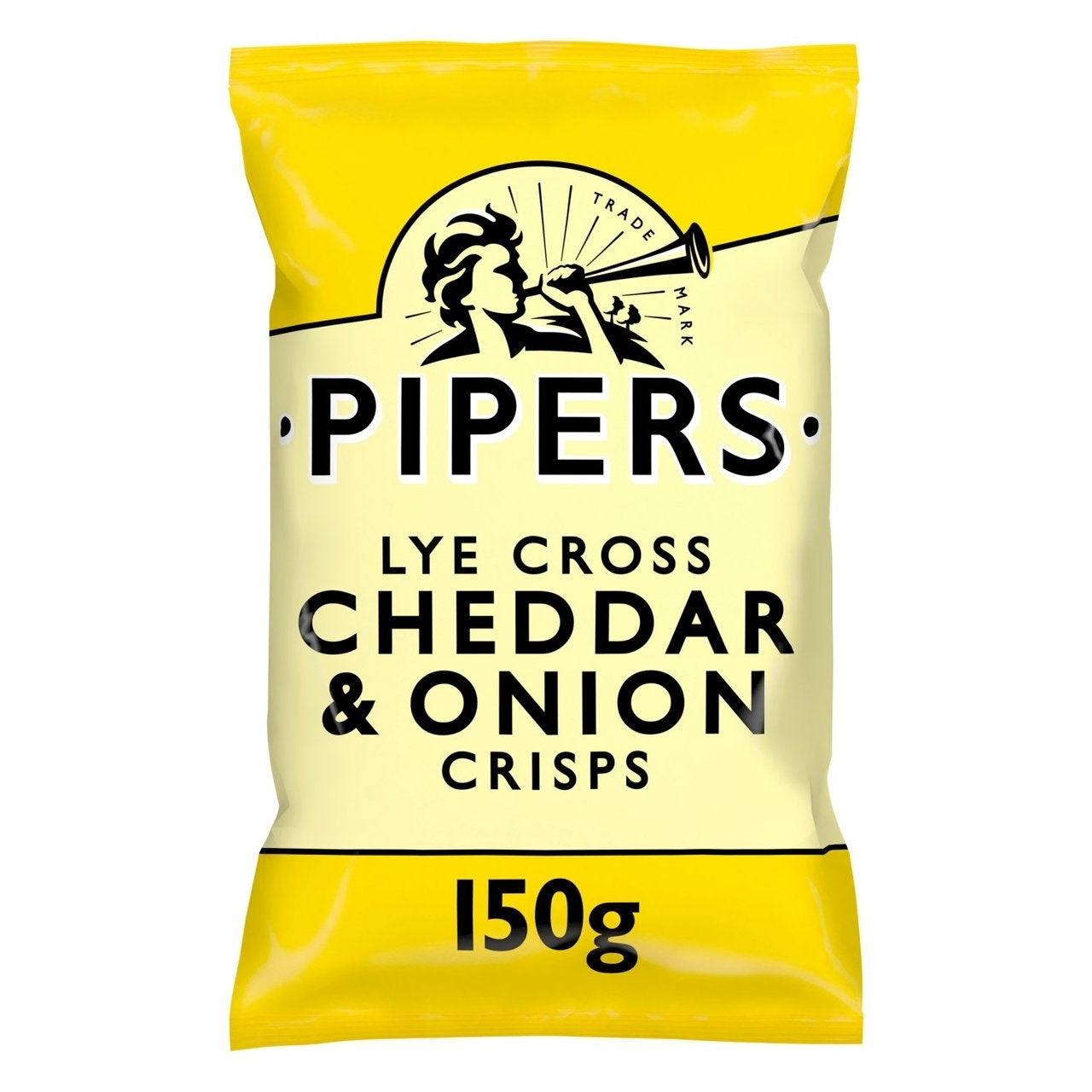 PIPERS LYE CROSS CHEDDAR CHEESE 150G X 15