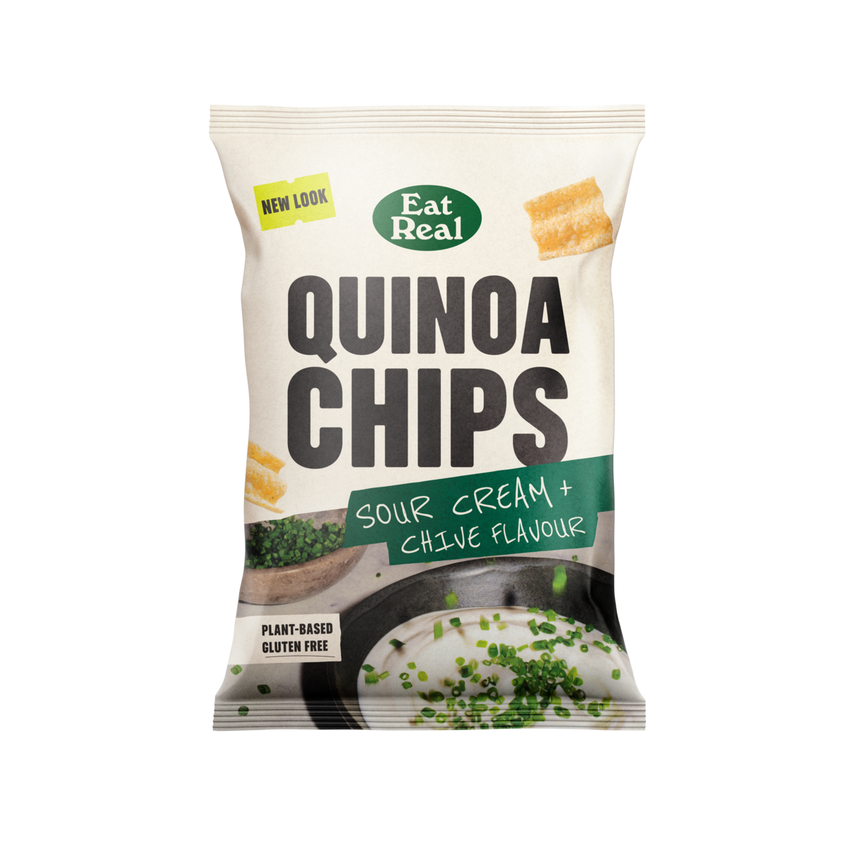 EAT REAL QUINOA SOUR CREAM & CHIVE 90g x 10