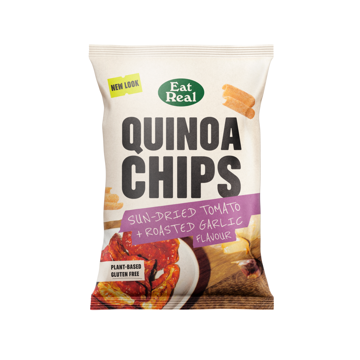 EAT REAL QUINOA SUNDRIED TOMATO & GARLIC 90g x 10