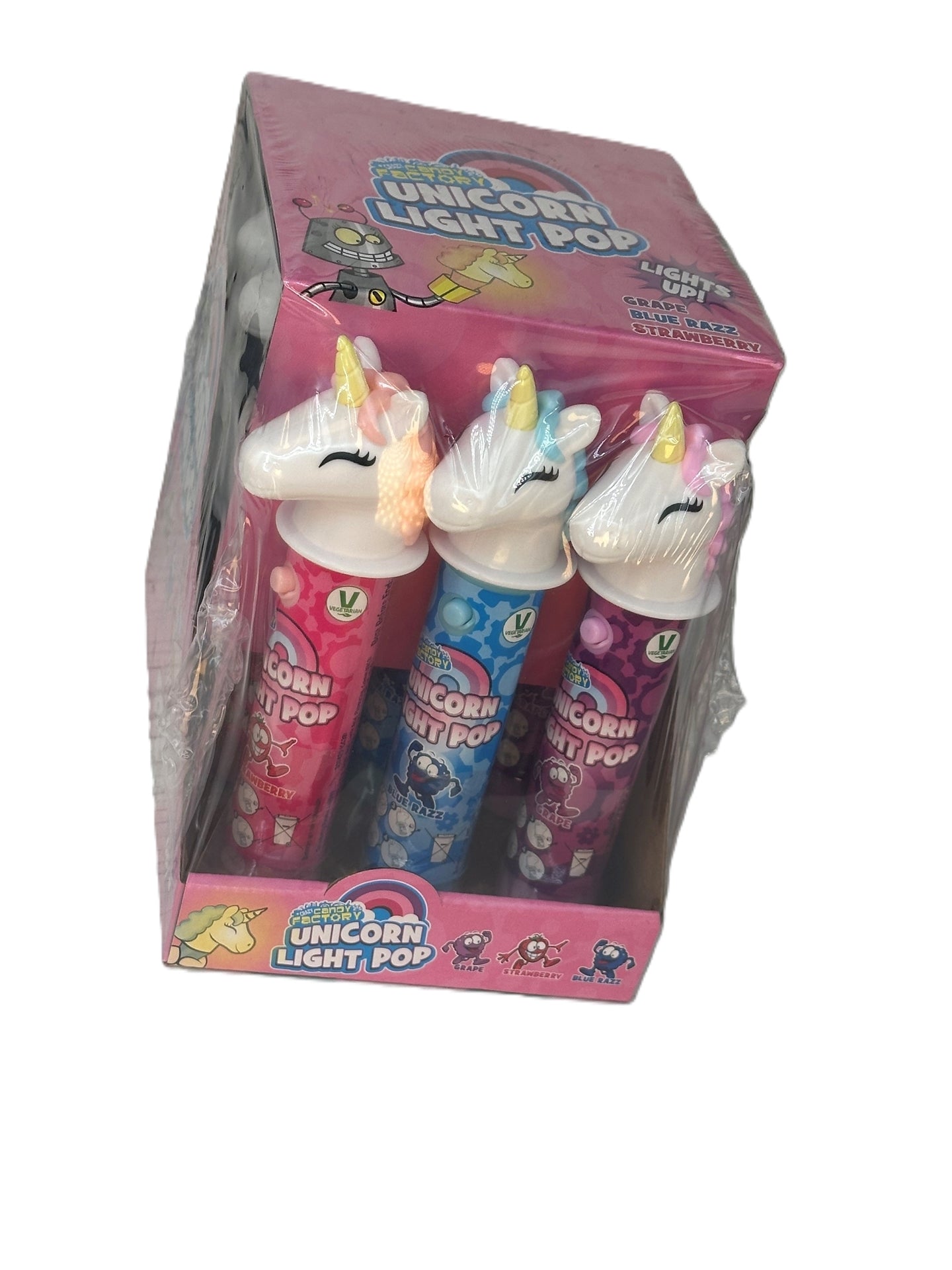 UNICORN LIGHT POPS X 12