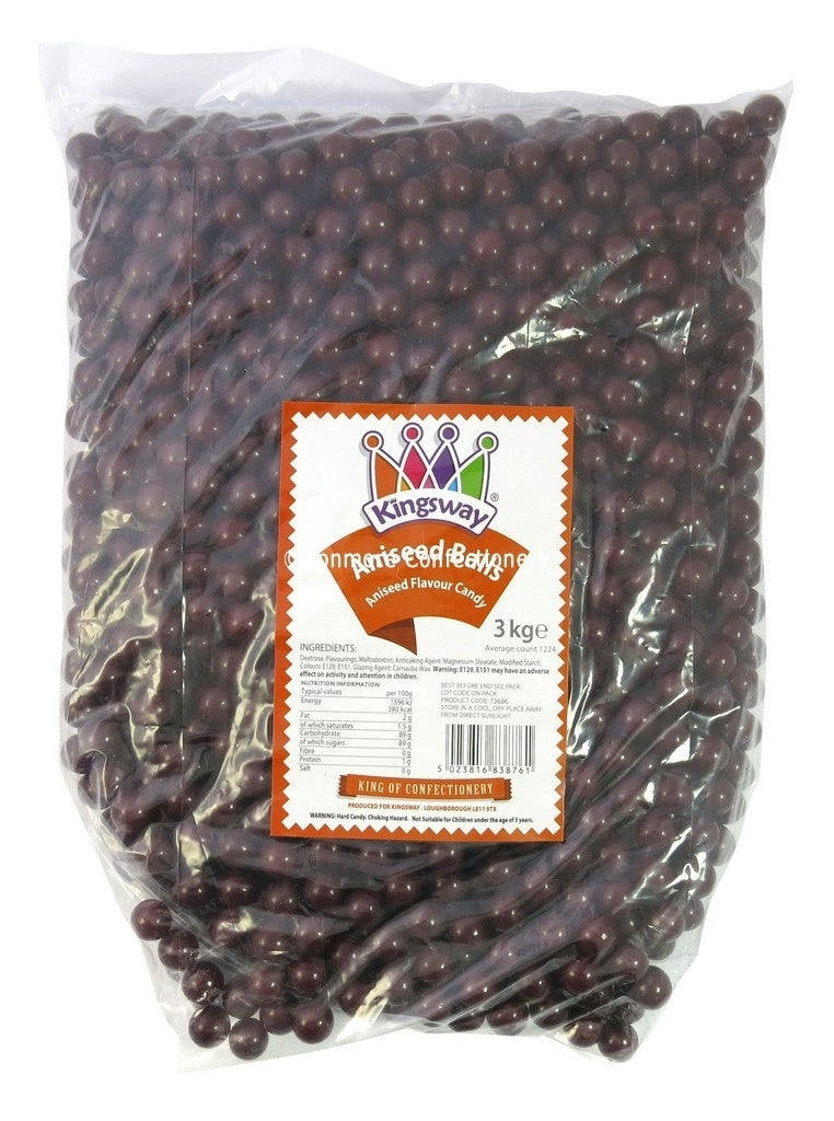 KINGSWAY ANISEED BALLS 3KG