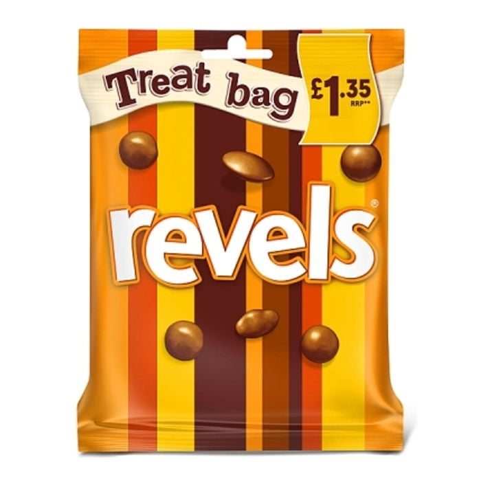REVELS TREAT BAG 71G X 20 PM £1.35