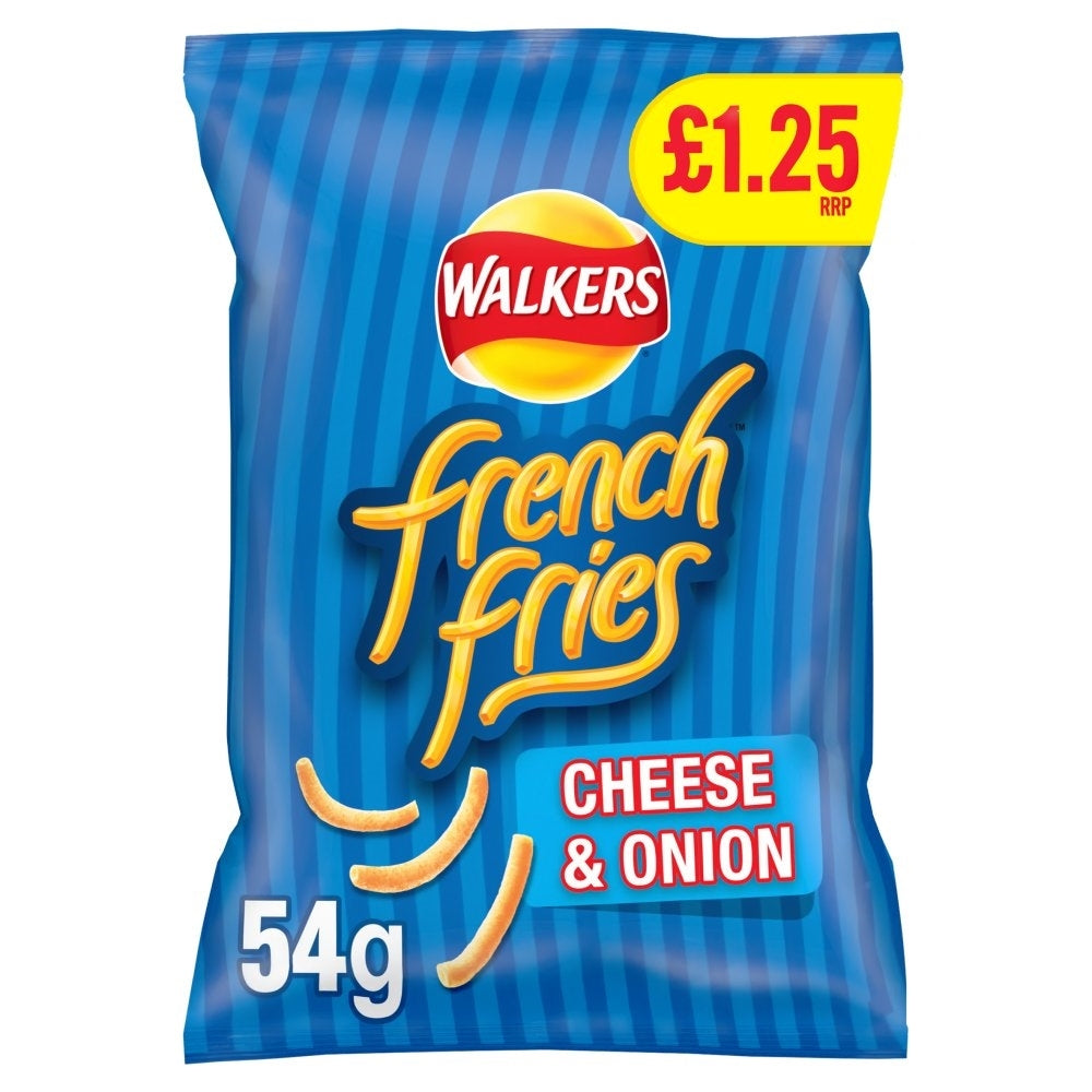 PM £1.25 FRENCH FRIES CHEESE & ONION 54G X 18