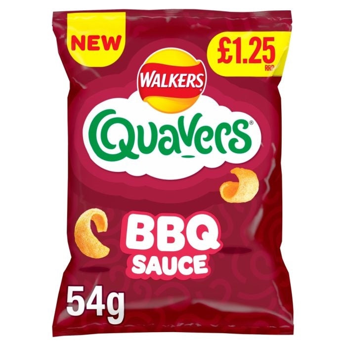 PM £1.25 QUAVERS *BBQ* 54G X 18