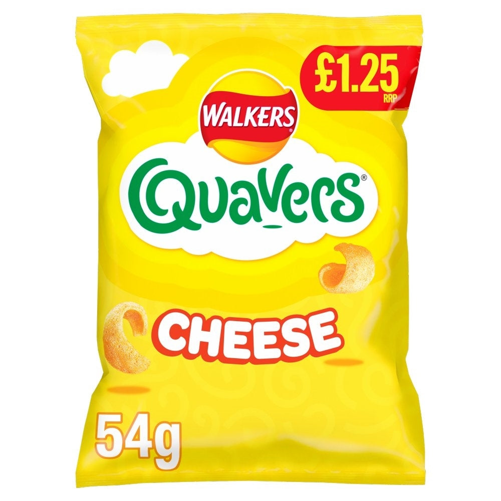 PM £1.25 QUAVERS CHEESE 54G X 18