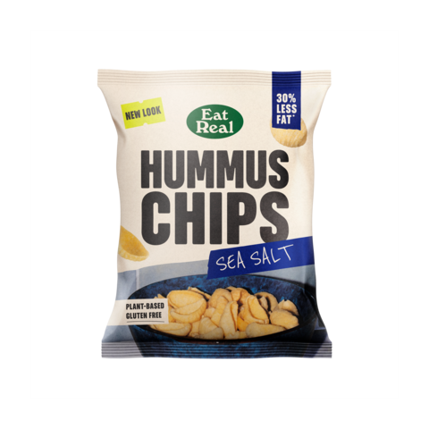 EAT REAL HUMMUS SEA SALT 45G X 18