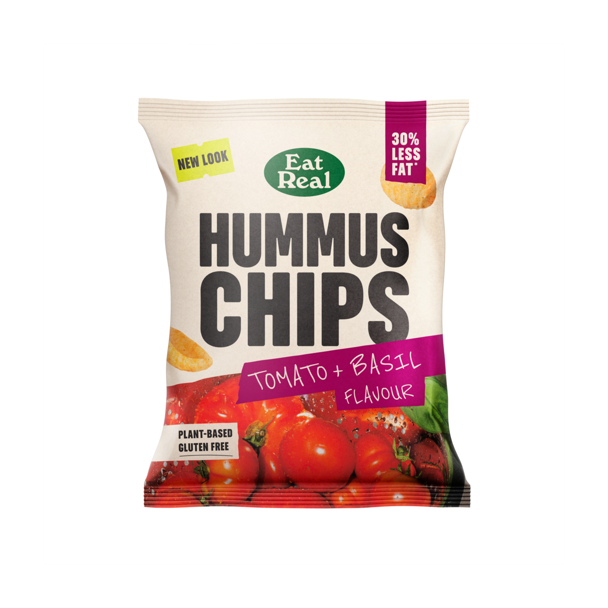 EAT REAL HUMMUS TOMATO & BASIL 110g x 10