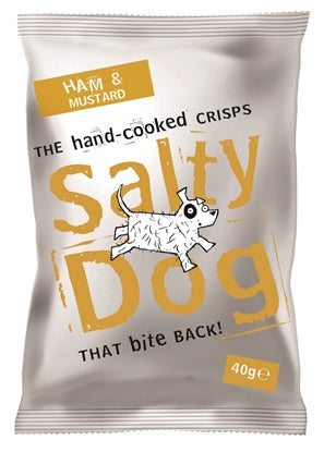 SALTY DOG HAND COOKED HAM & MUSTARD 40G X 24
