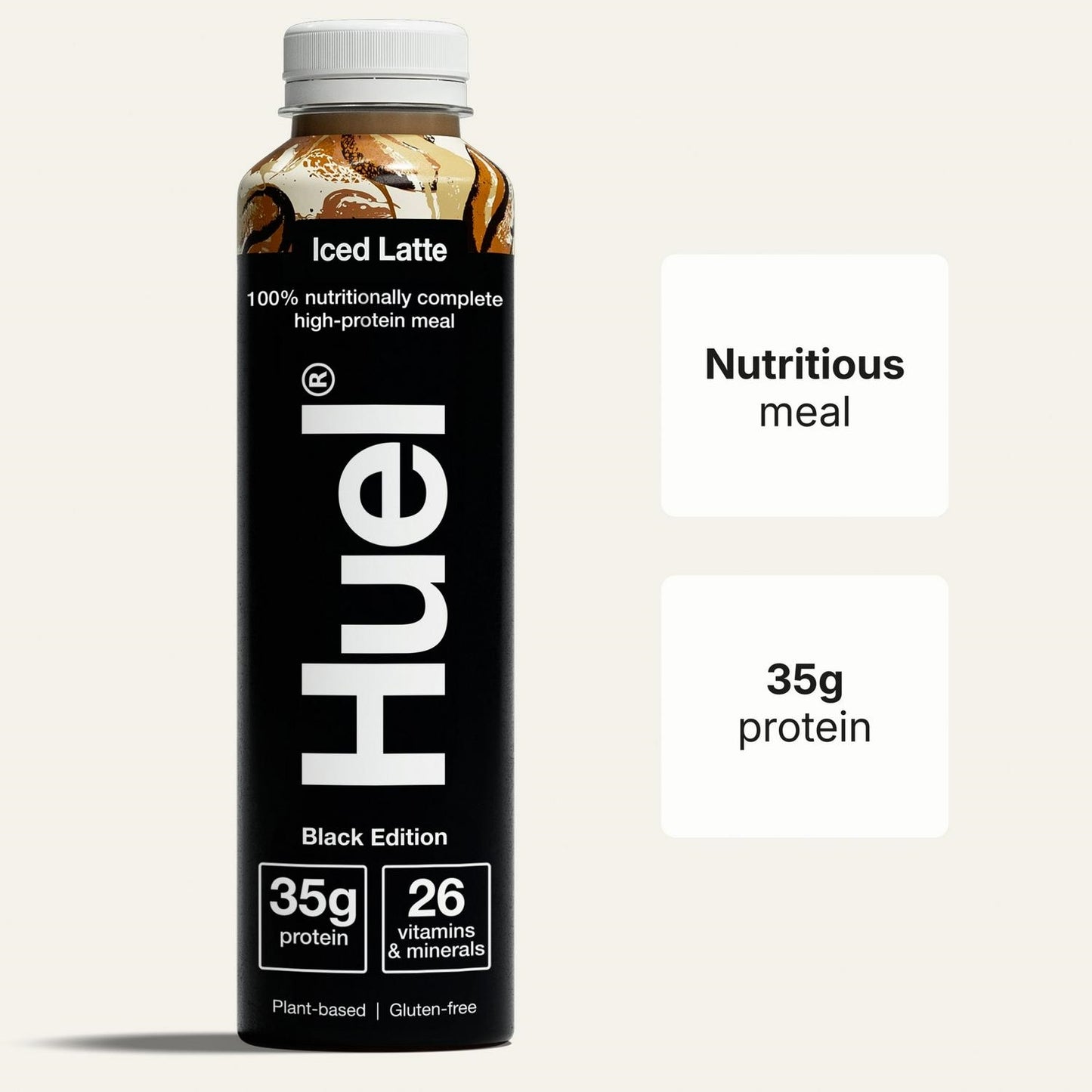 HUEL RTD BLACK EDITION ICED LATTE 500ML X 8