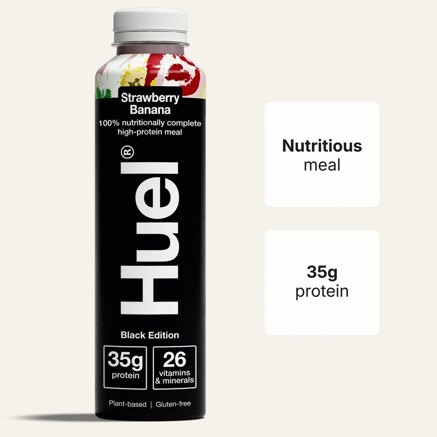 HUEL RTD BLACK EDITION STRAWBERRY & BANANA 500MLx8