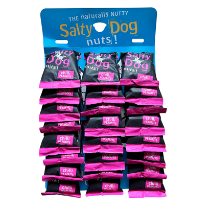 SALTY DOG CHILLI PEANUTS CARD 45G X 24