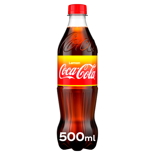 COKE LEMON BOTTLE 500ML X 12