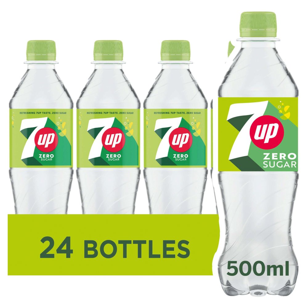 7UP *ZERO* 500ML BOTTLE X 24