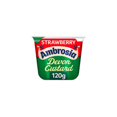 AMBROSIA CUSTARD POT STRAWBERRY 120g x 12