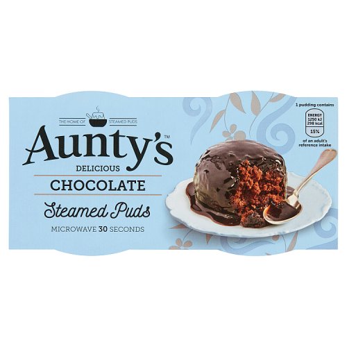 AUNTYS CHOCOLATE PUDDING  2x100G x 6