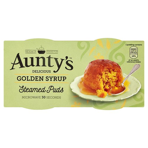 AUNTYS GOLDEN SYRUP PUDDING  2x100Gx 6