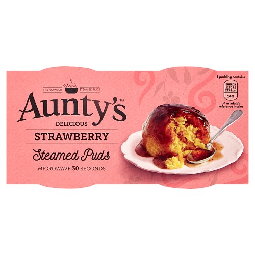 AUNTYS STRAWB PUD 2x100G x 6