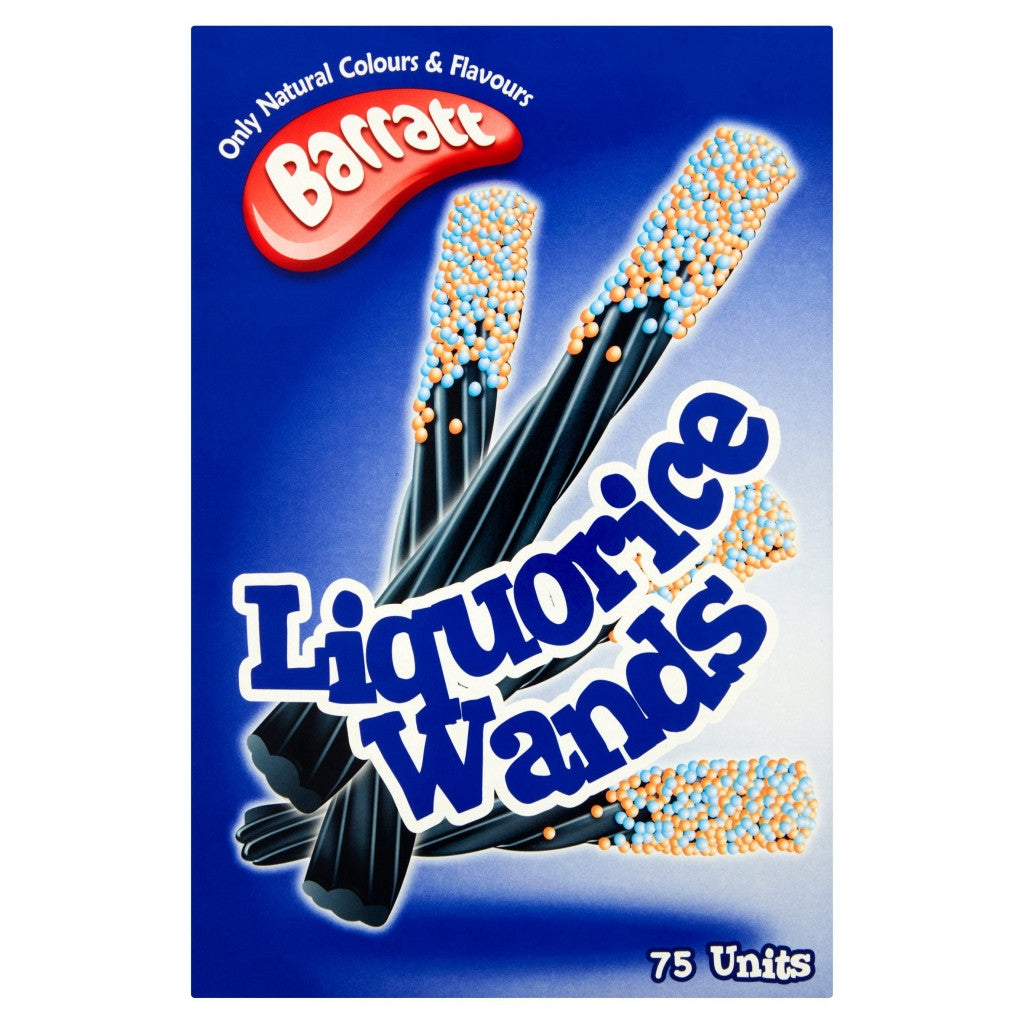 BARRATT  LIQUORICE WANDS  x 75