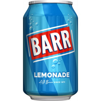 BARR LEMONADE CANS 330ML X 24