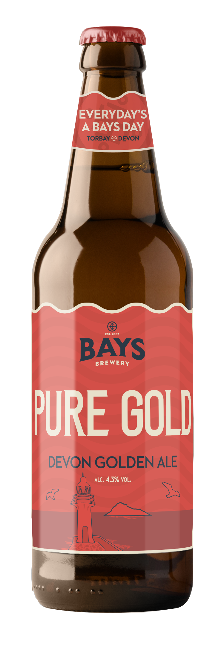 BAYS PURE GOLD ALE 4.3% 500ML X 12