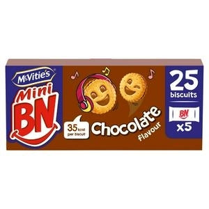 BN MINI CHOCOLATE BISCUITS 5PK 175g x 12