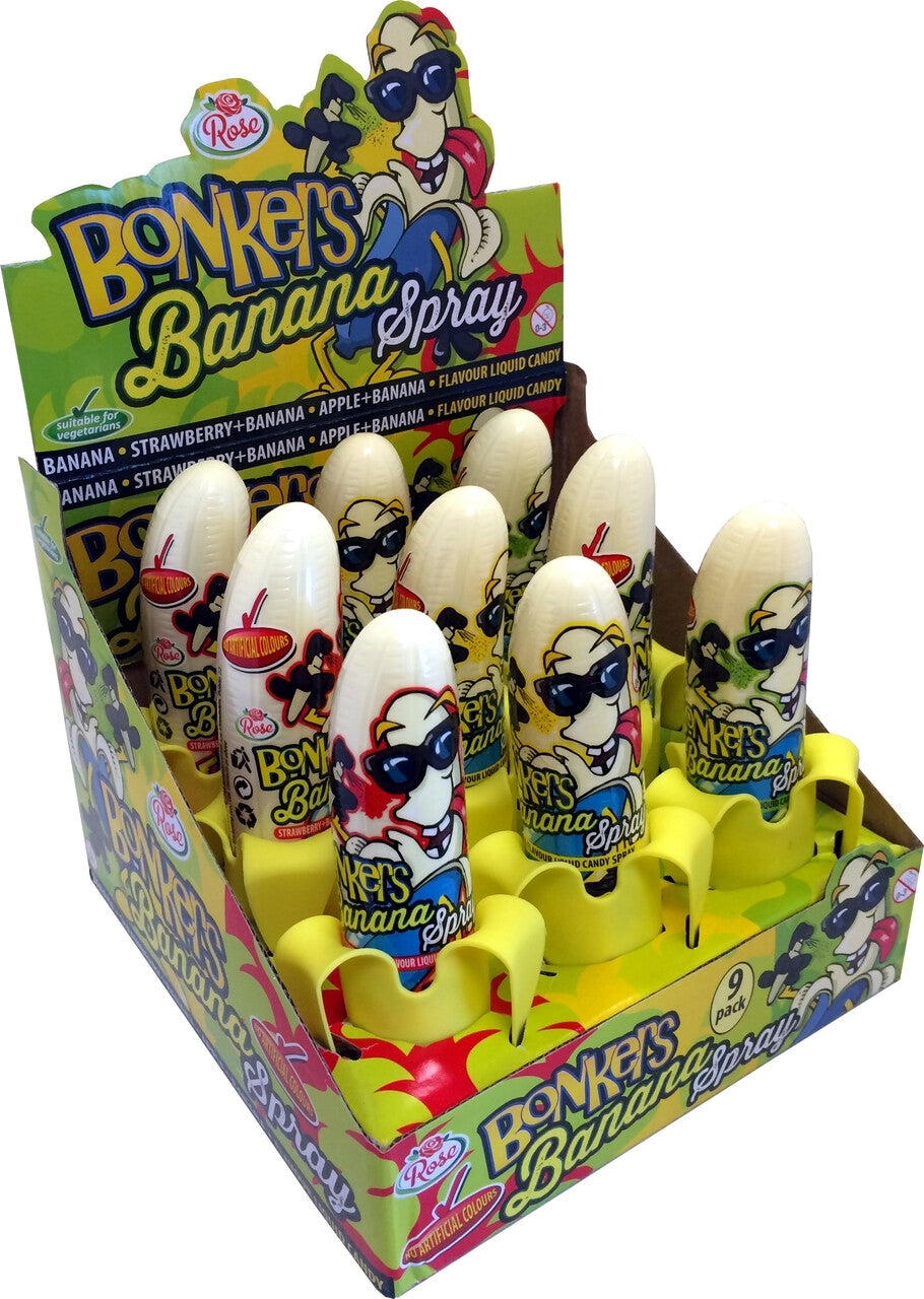 BONKERS BANANA SPRAY 50ml x 9