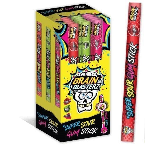 BRAIN BLASTERZ SUPER SOUR GUM STICK 22G X 30