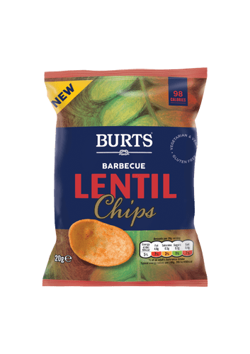 BURTS LENTIL CHIPS BBQ 20g x 16