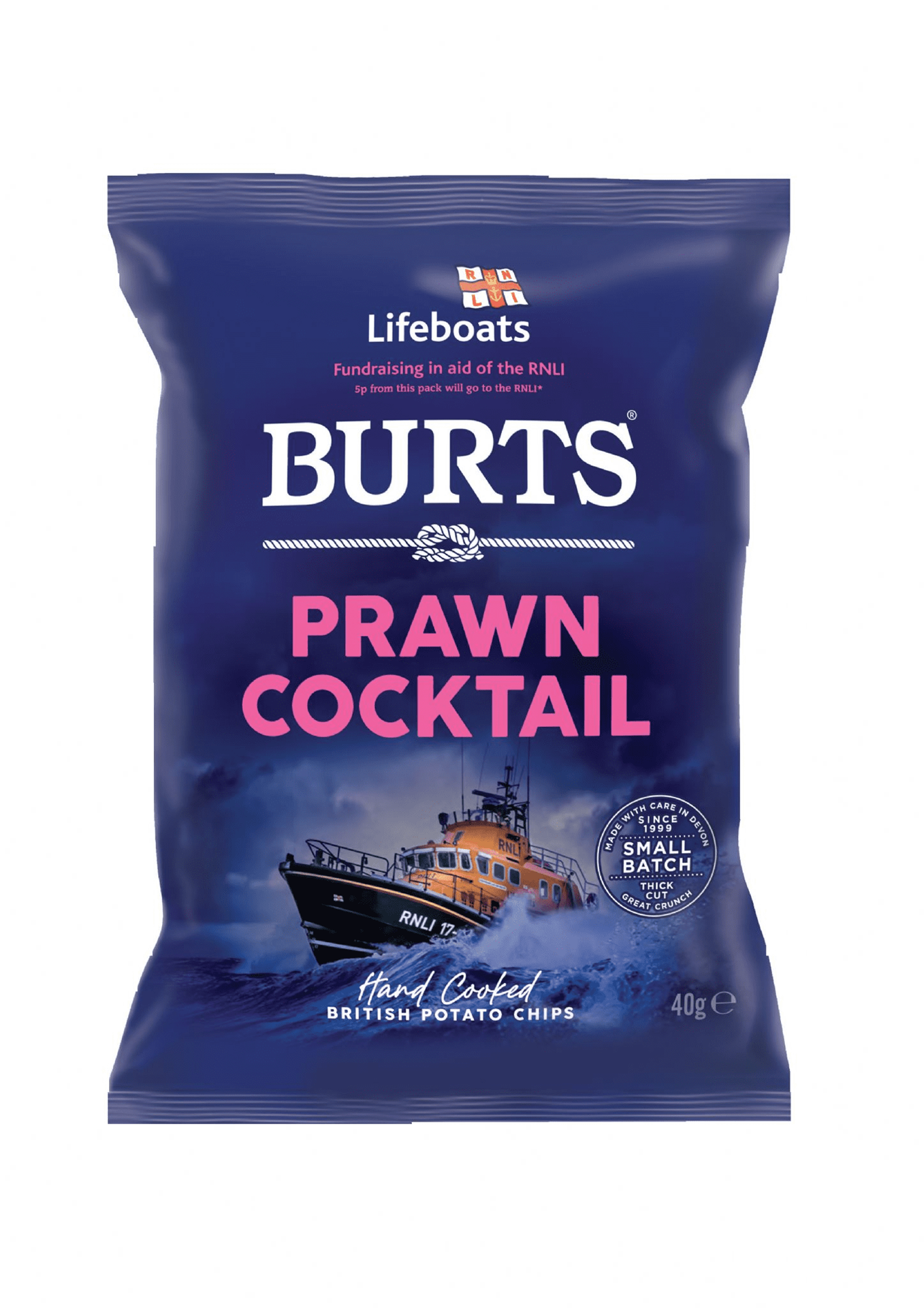 BURTS RNLI PRAWN COCKTAIL *40G* X 20