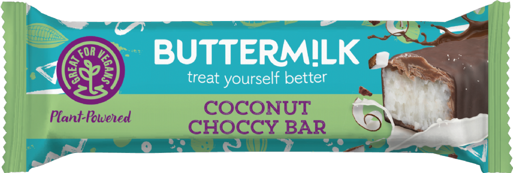 BUTTERMILK VEGAN COCONUT CHOCCY BAR 45g x 24