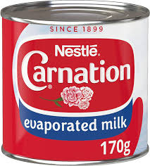 CARNATION EVAPORATED MILK 170G x12