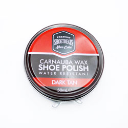 CARNAUBA WAX BROWN SHOE POLISH 50ML X 12