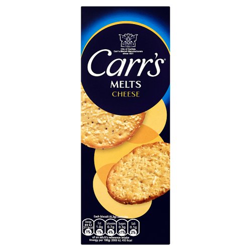 CARRS CHEESE MELTS  150Gx12