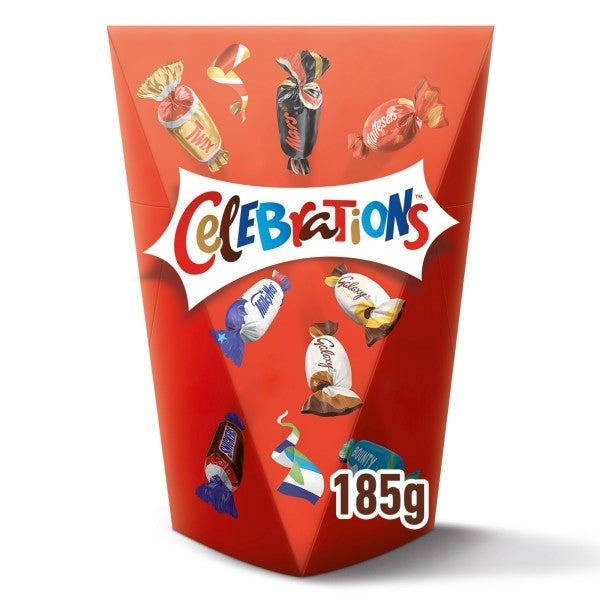 CELEBRATIONS POP BOX 185g x 6