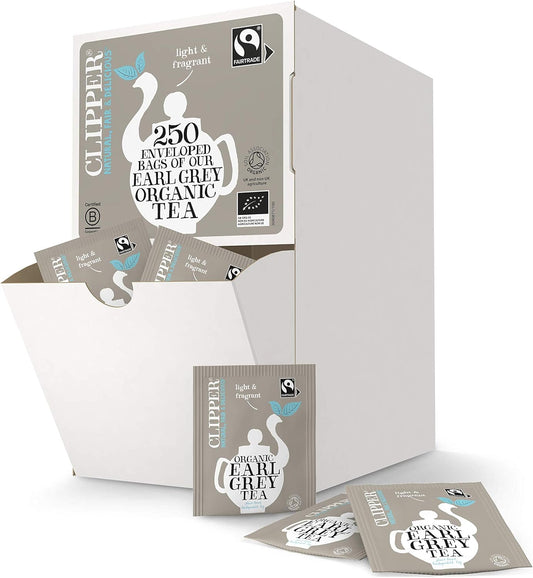 CLIPPER EARL GREY ENV & TAG 250's x 1